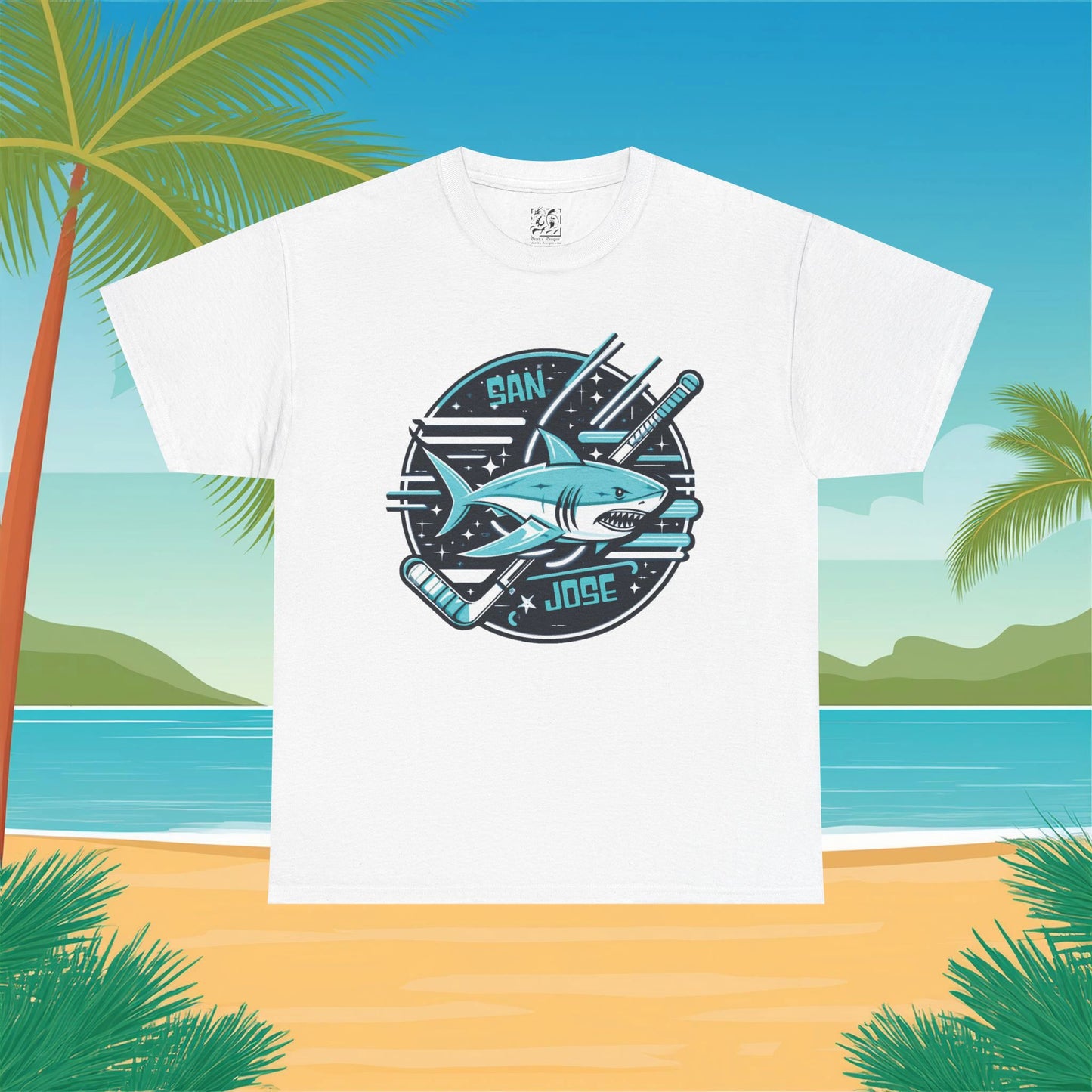 San Jose Hockey Logo Tee