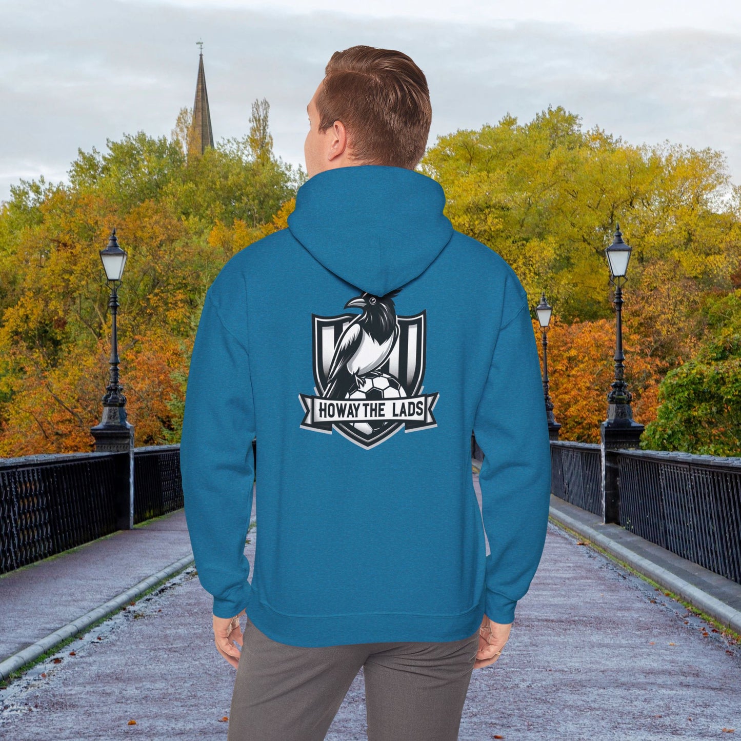Newcastle United NUFC Crest Howay the Lads Hoodie