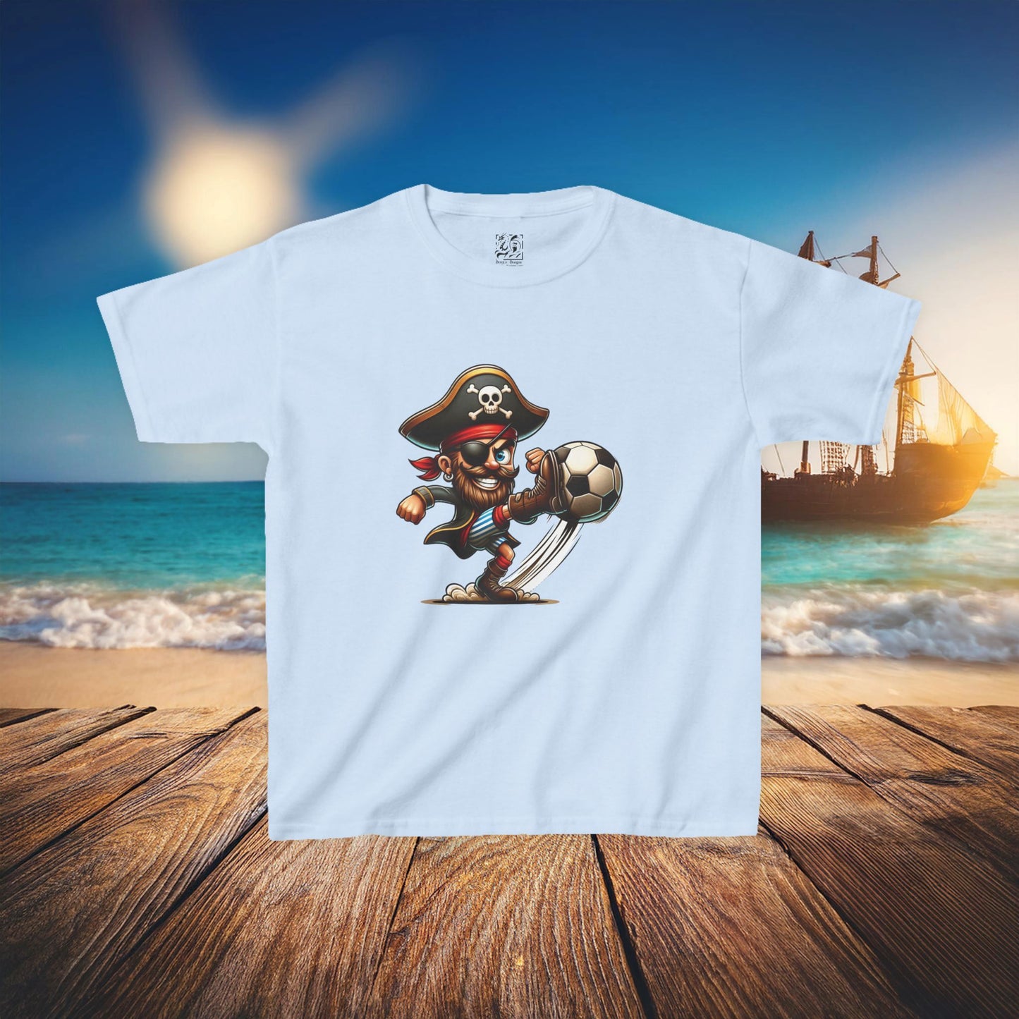 St Pauli Pirate Soccer Kids Tee