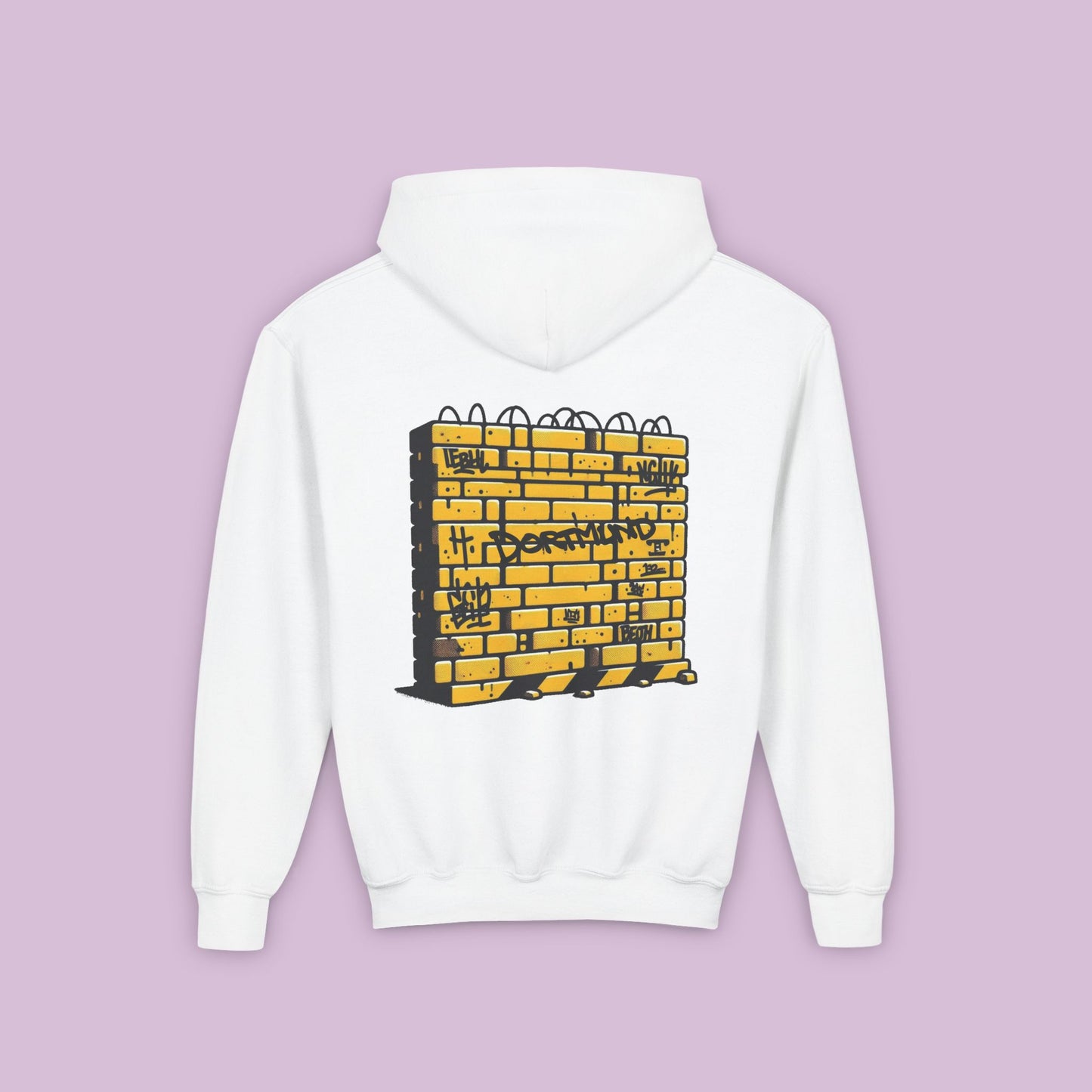 Dortmund Honeycomb Graffiti Youth Hoodie