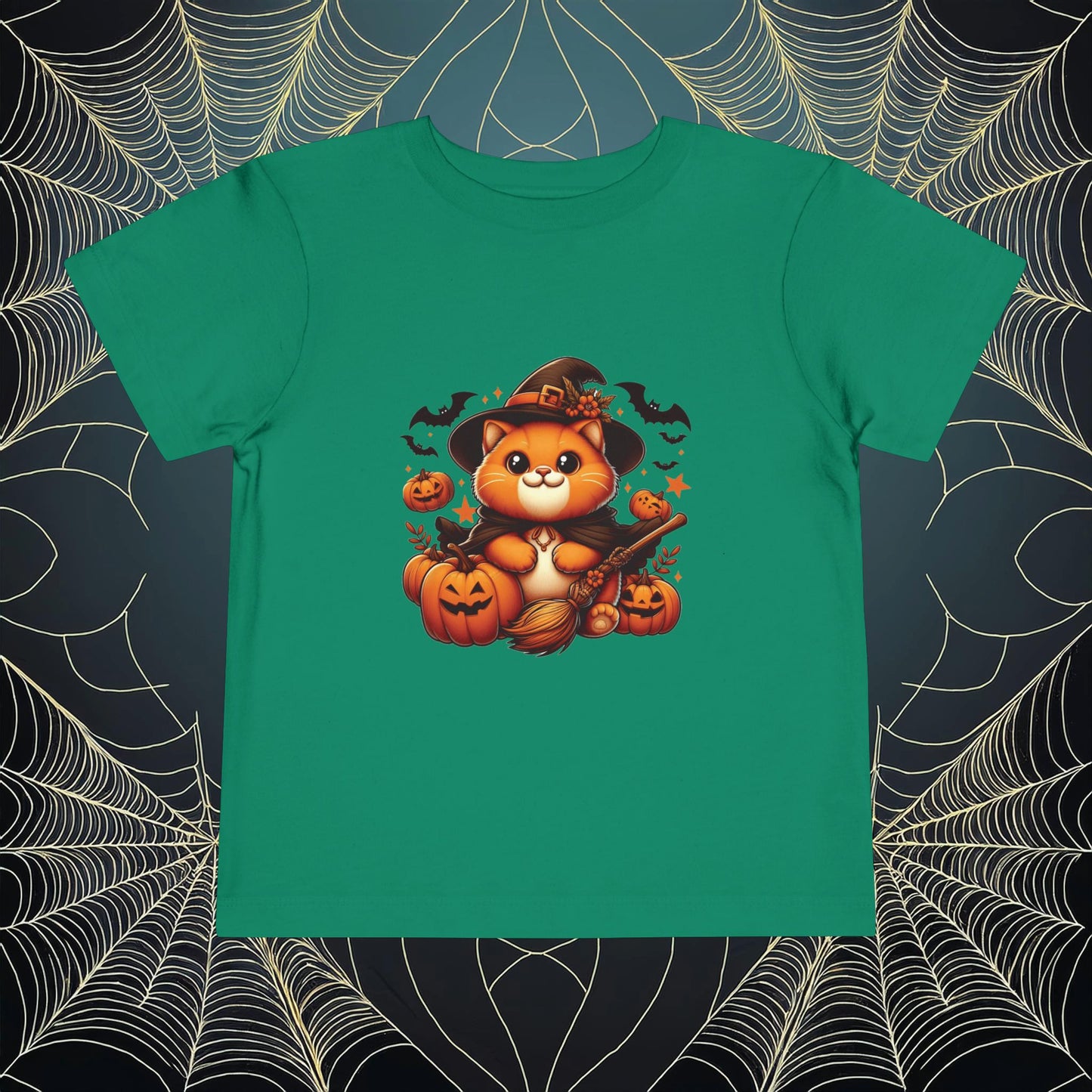Halloween Cat Toddler Tee