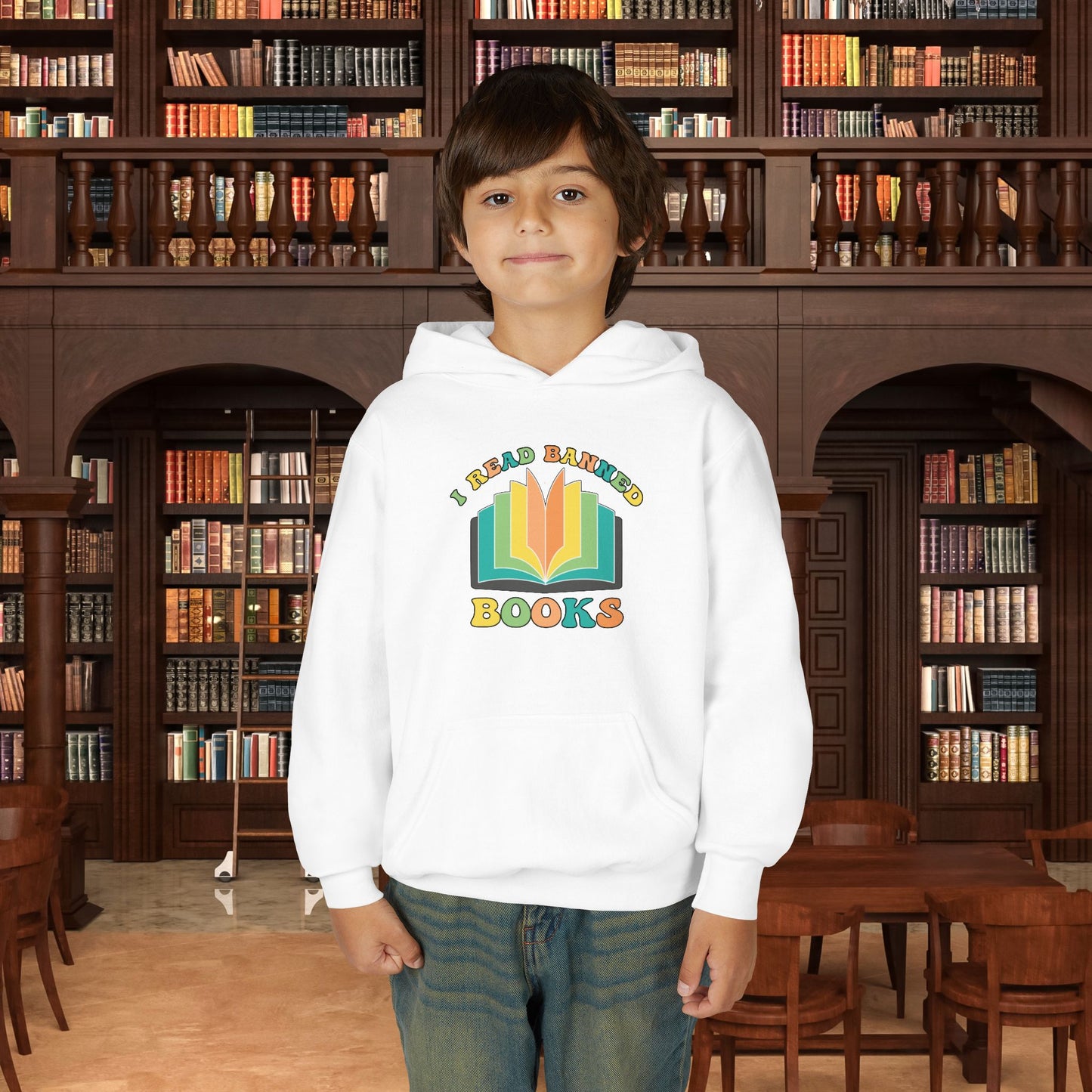 I Read Banned Books Youth Hoodie