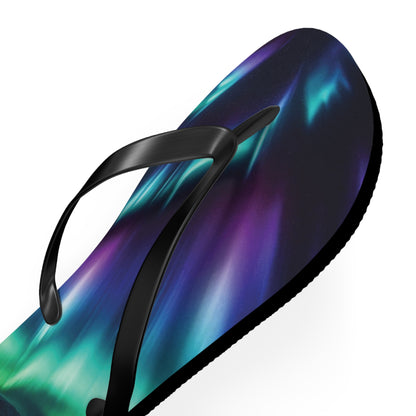 Northern Lights Flip Flops