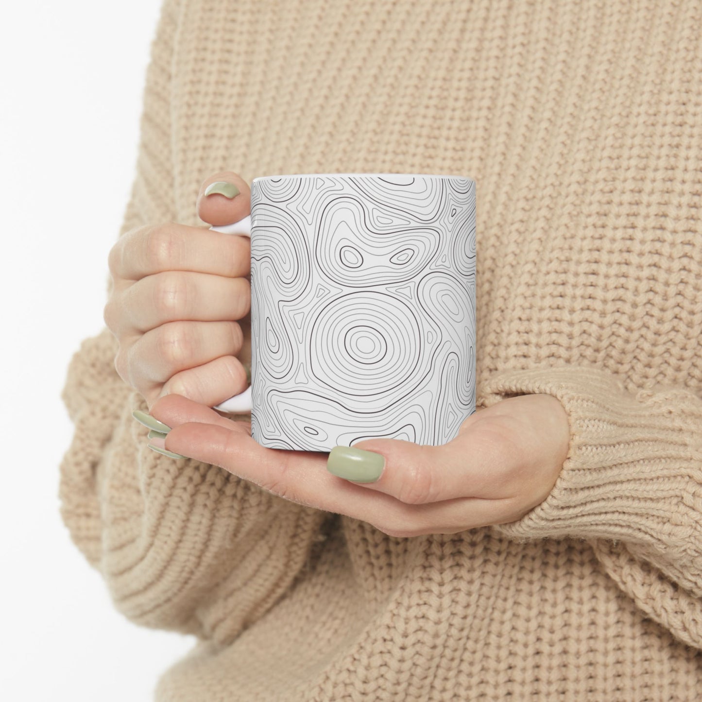 Topographic Ceramic Mug (11oz/15oz)