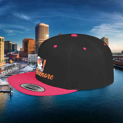 Baltimore Baseball Mini Oriole Flat Bill Snapback