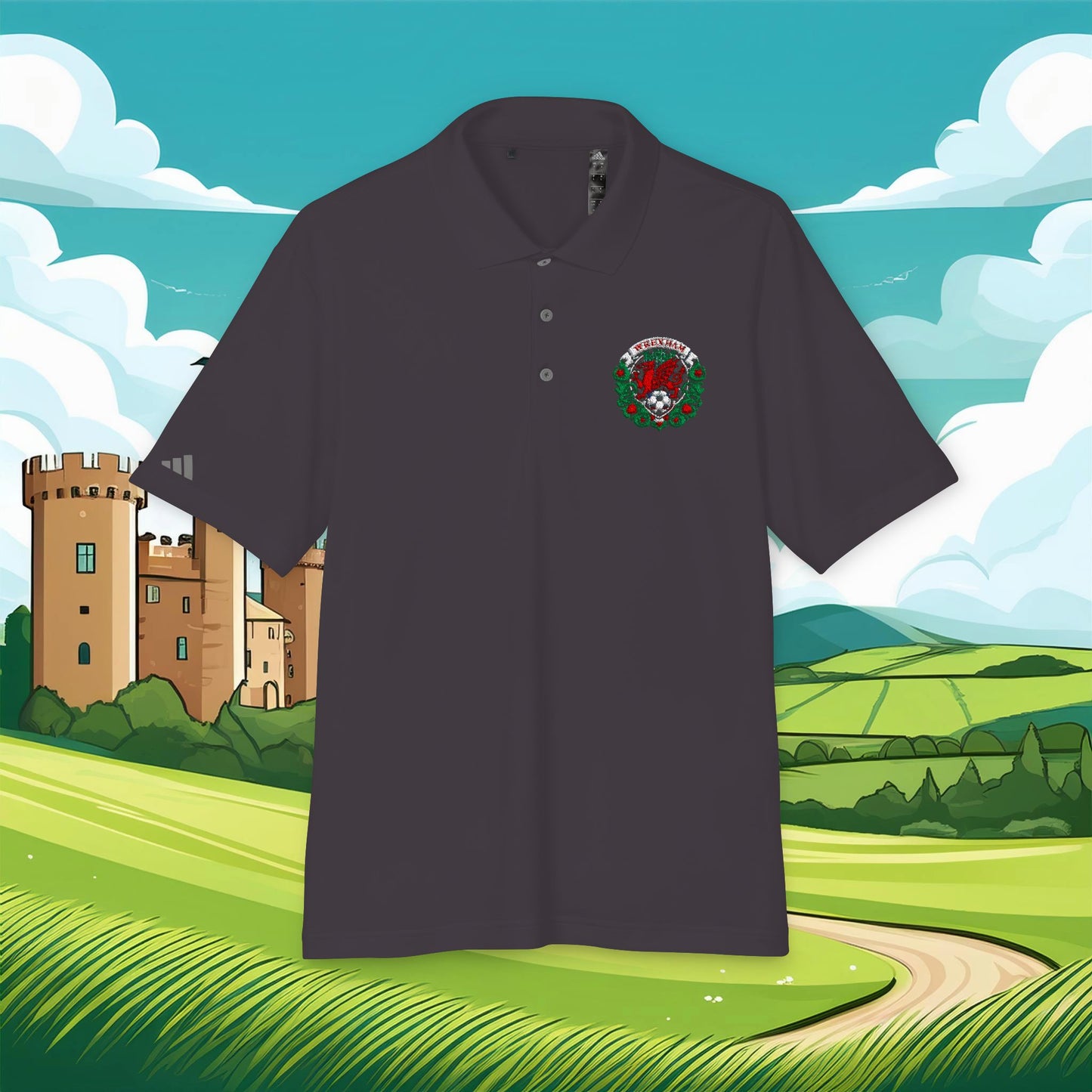 Wrexham Crest adidas Performance Polo