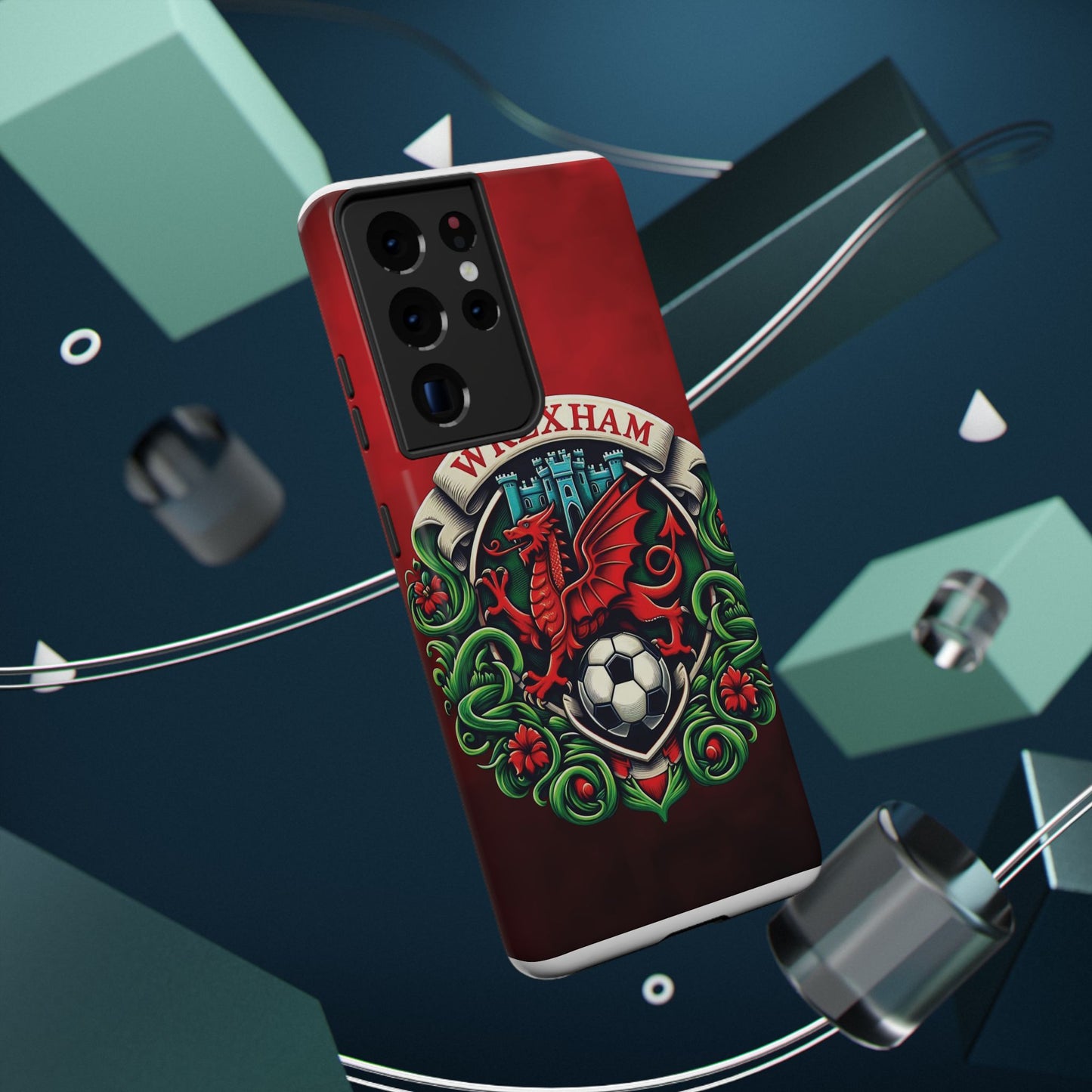 Wrexham Crest Impact-Resistant Cases