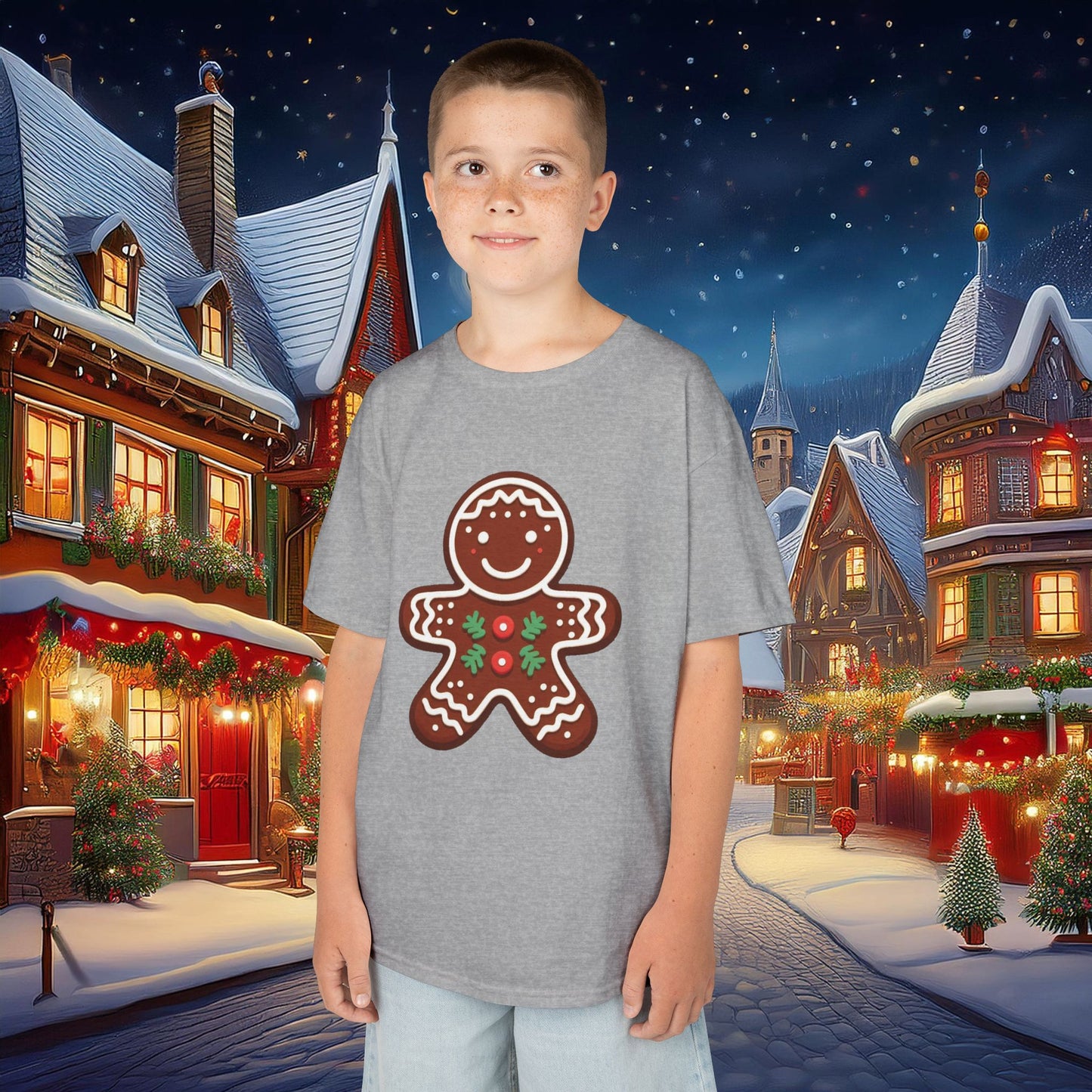 Gingerbread Man Kids Tee