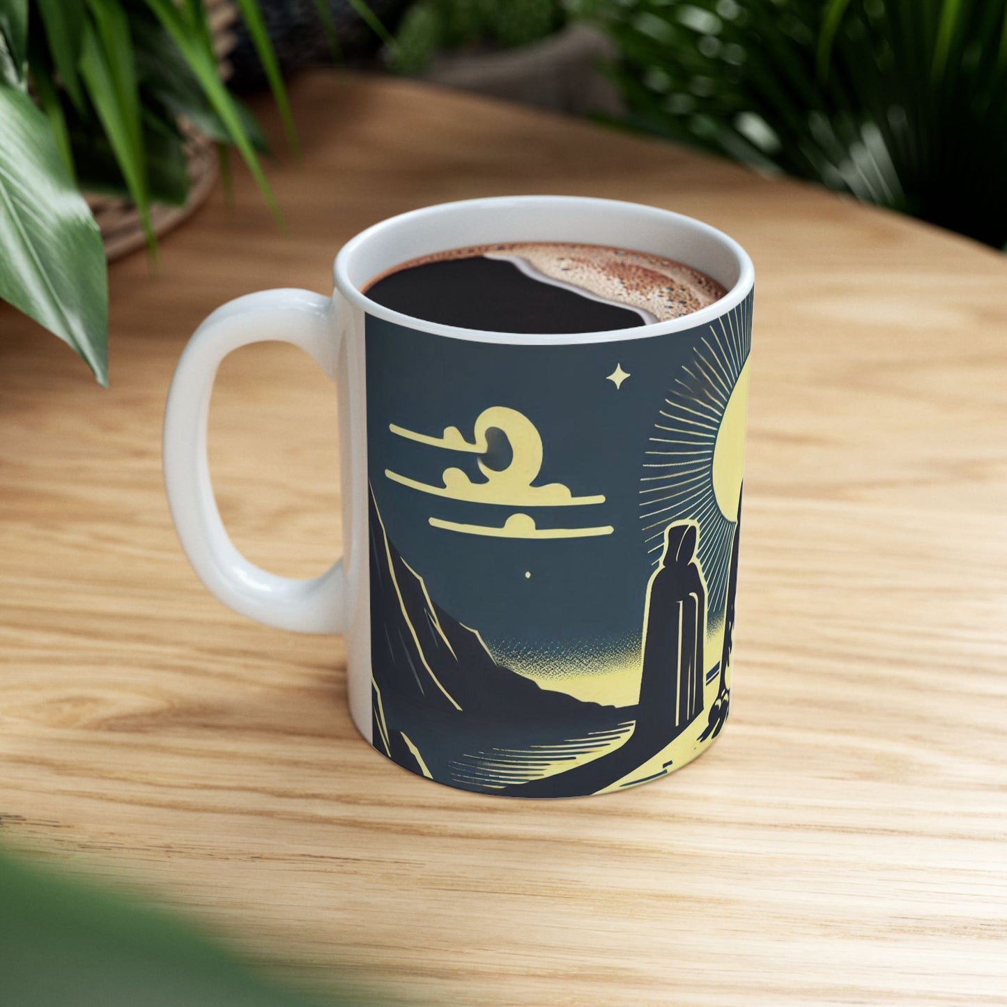 Midnight Circle Ceramic Mugs (11oz\15oz)
