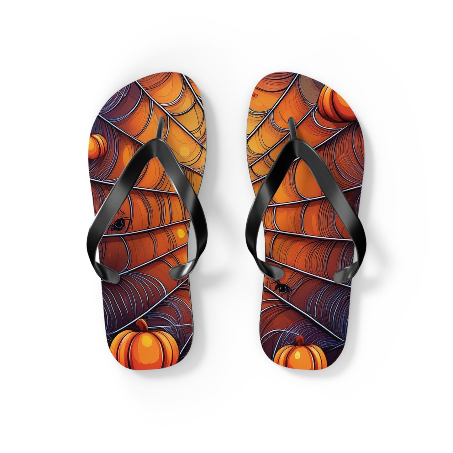 Spider Web Flip Flops