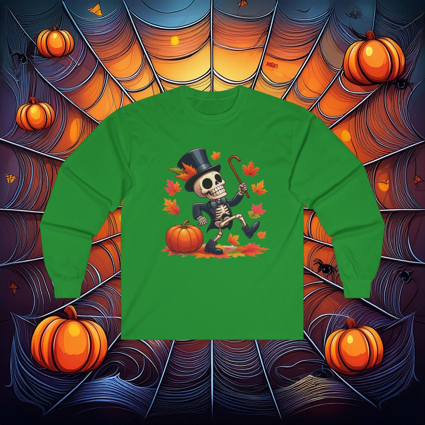 Snazzy Skeleton Long Sleeve Tee