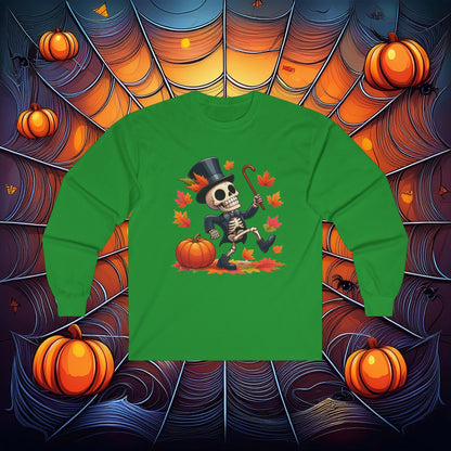 Snazzy Skeleton Long Sleeve Tee