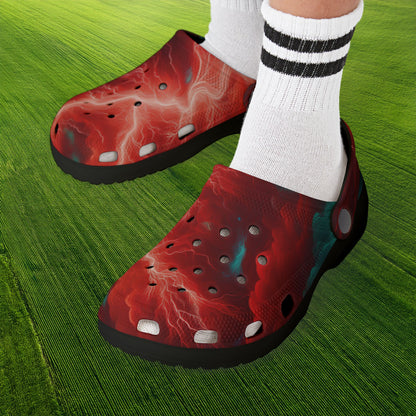 Red Storm Kid's Foam Clogs