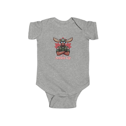 Canadian Moose "Antlers Up" Infant Bodysuit