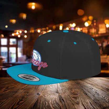 Chicago Bear Cub Baseball Flat Bill Snapback