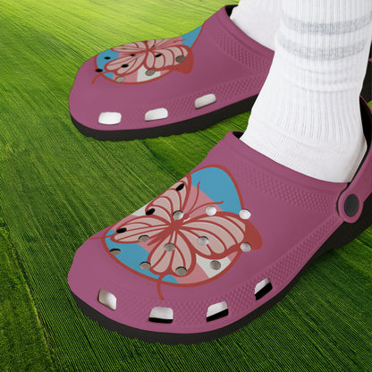The T Elders Butterfly Foam Clogs