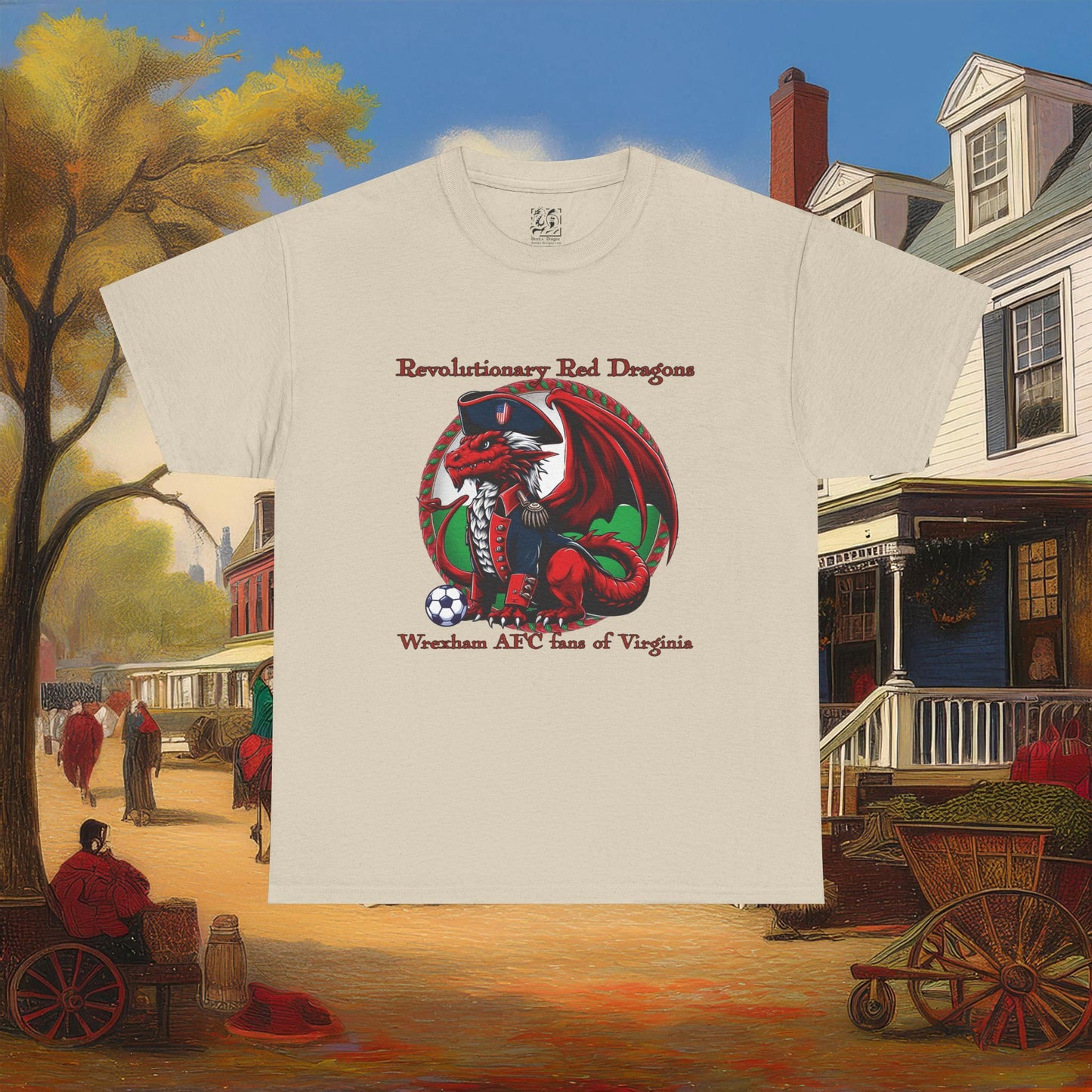 Revolutionary Red Dragons Logo Tee