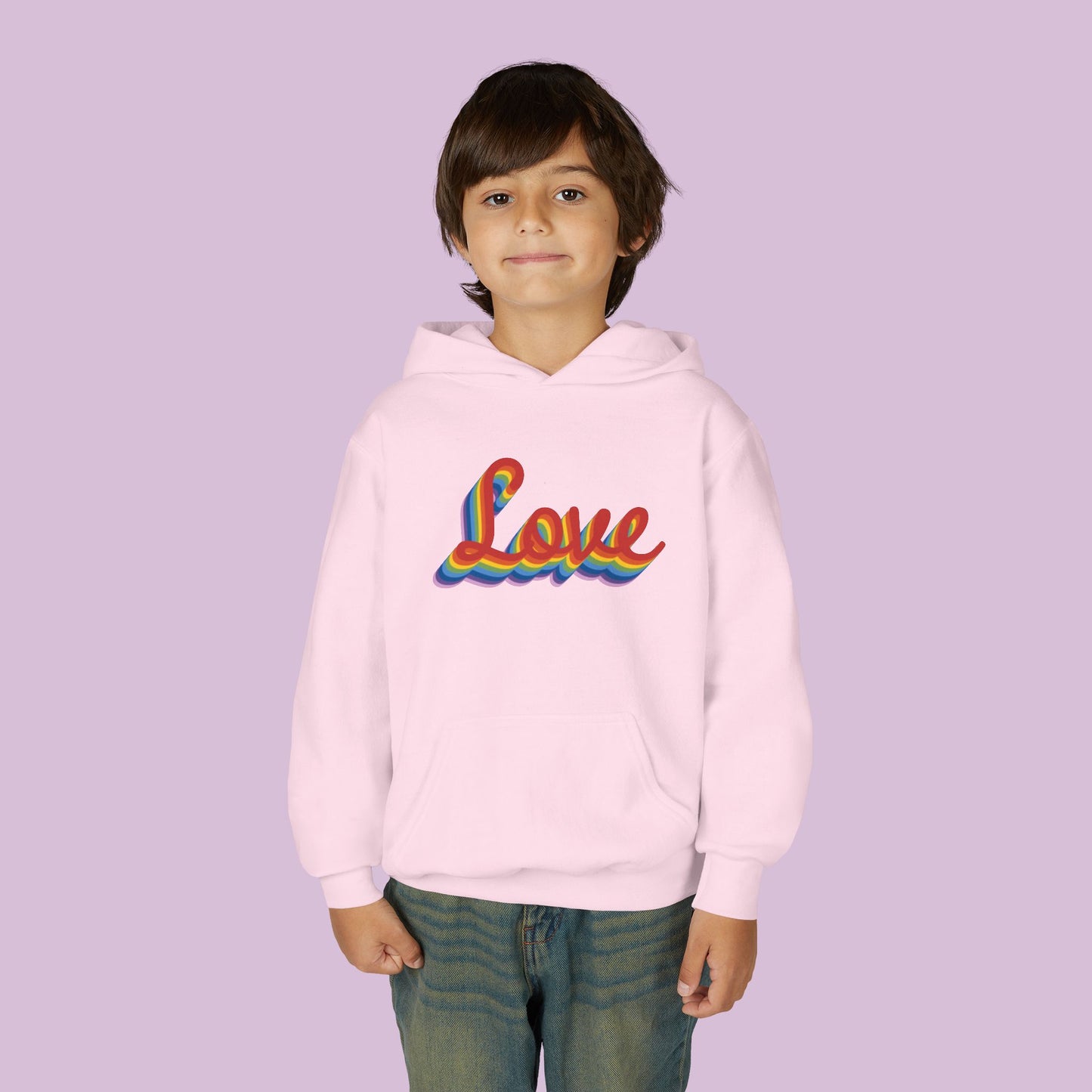 Rainbow Love Youth Hoodie