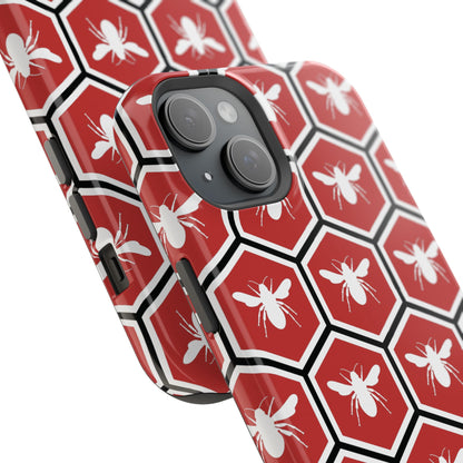 Honeycomb Bee Impact-Resistant Phone Case