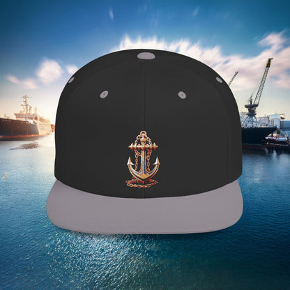 Anchor Flat Bill Snapback