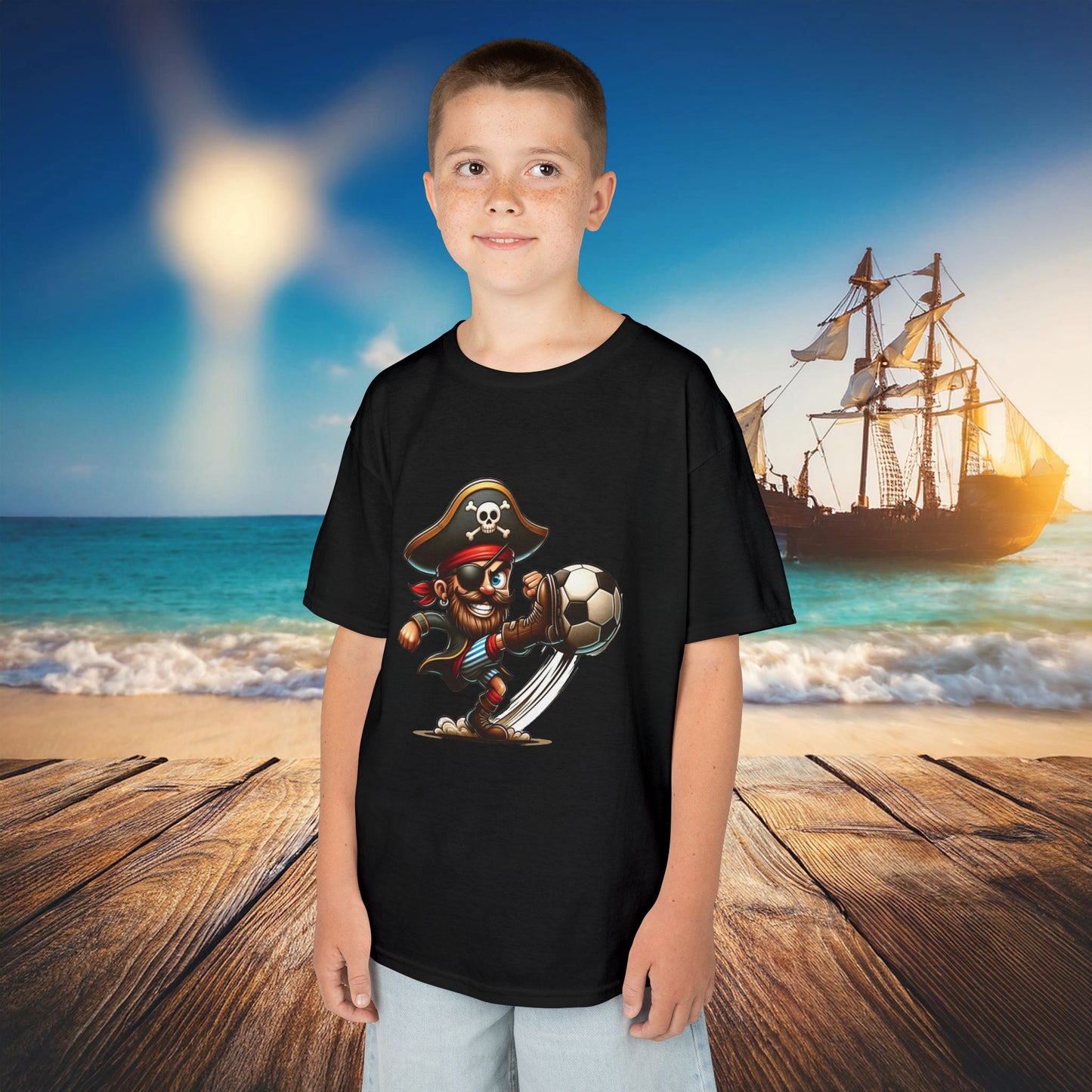 St Pauli Pirate Soccer Kids Tee