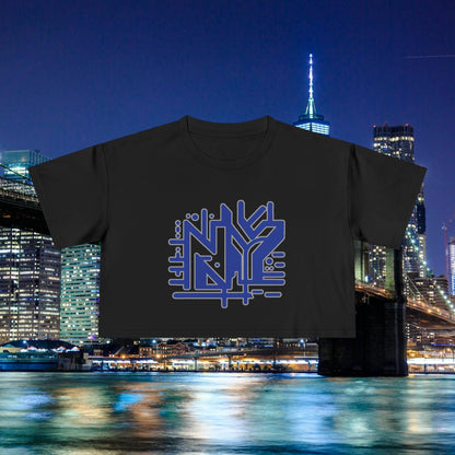 NY Subway Grafitti Women's Crop Tee