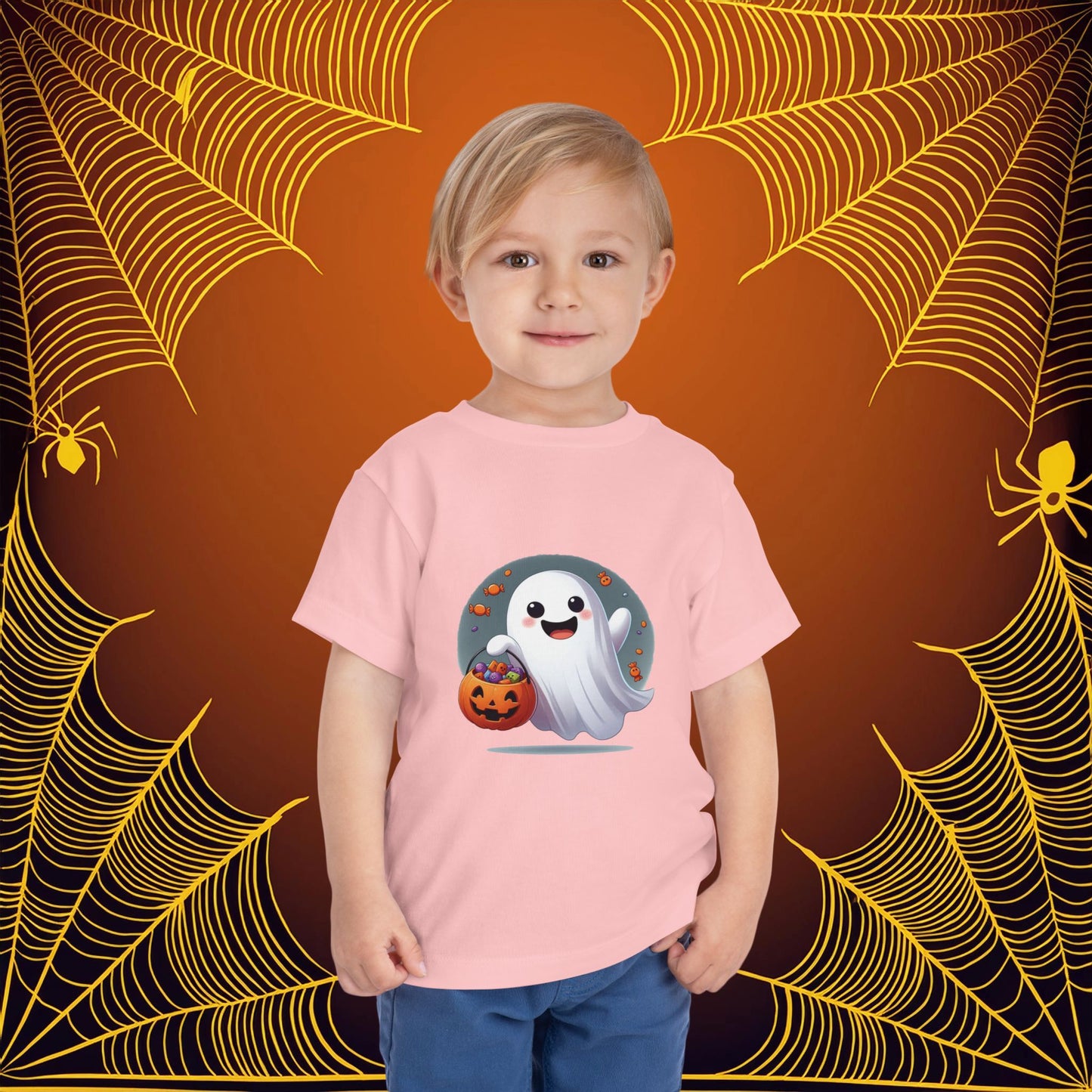 Trick or Treat Ghost Toddler Tee