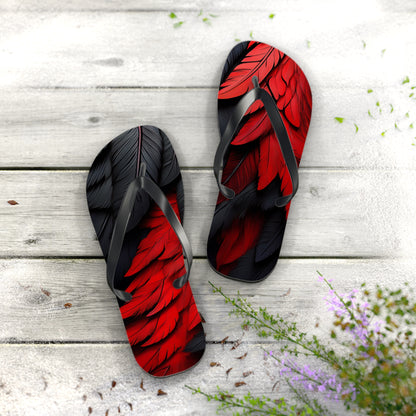 DC United Feather Flip Flops