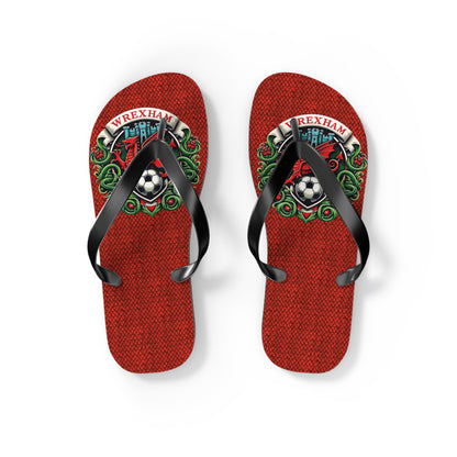 Wrexham Dragon Scale Flip Flops