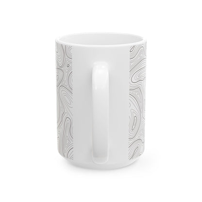 Topographic Ceramic Mug (11oz/15oz)