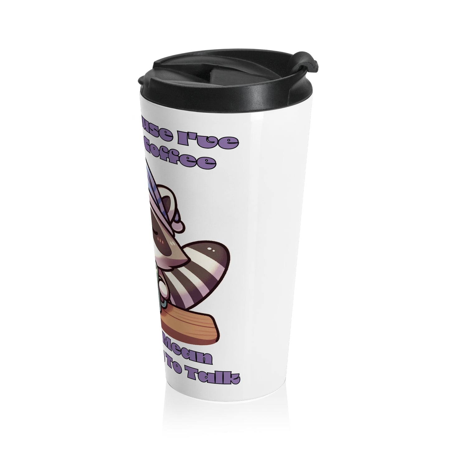 Raccoon Coffee Travel Mug