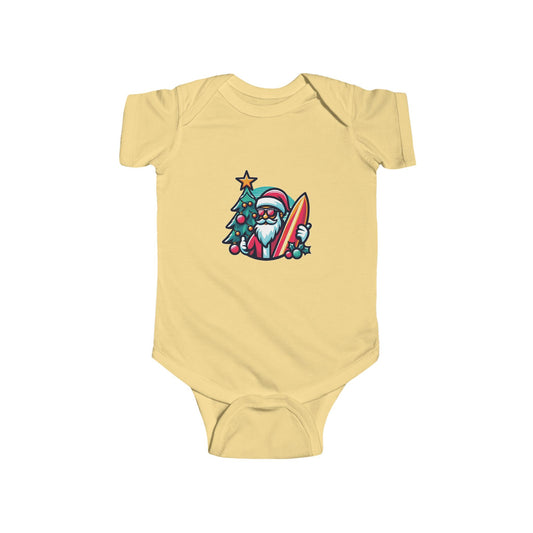 Surf Santa Infant Bodysuit
