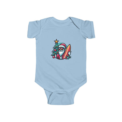 Surf Santa Infant Bodysuit