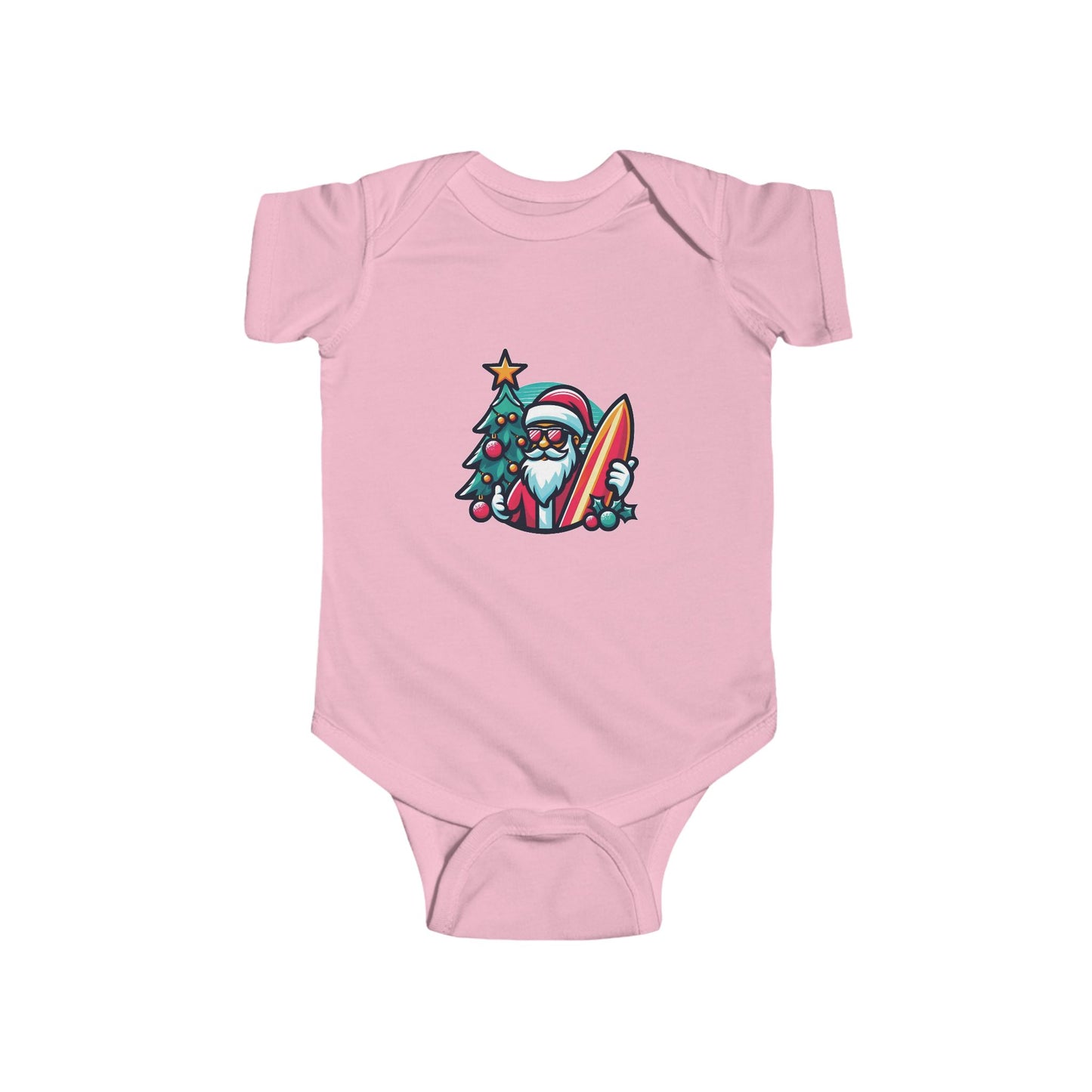 Surf Santa Infant Bodysuit