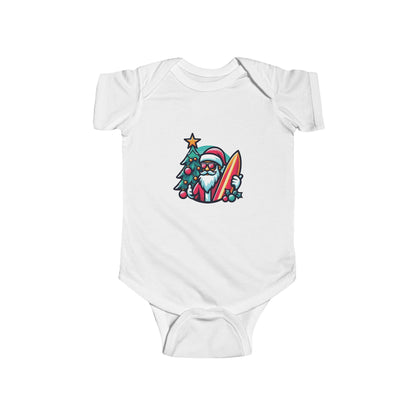 Surf Santa Infant Bodysuit