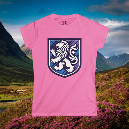 Scottish Rampant Lion Crest Women's Softstyle Tee
