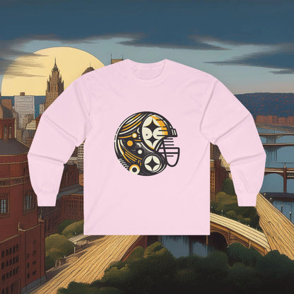 Pittsburgh Football Crest Long Sleeve Tee
