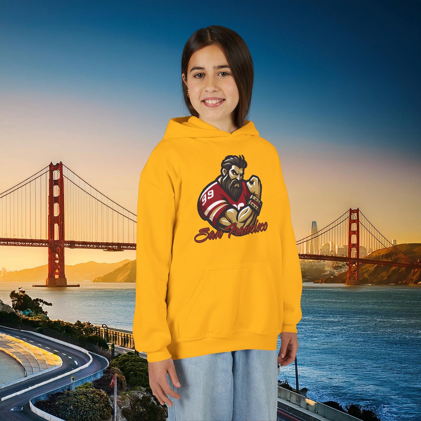 San Francisco Football Fan Youth Hoodie