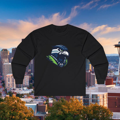 Seattle Football Crest Long Sleeve Tee