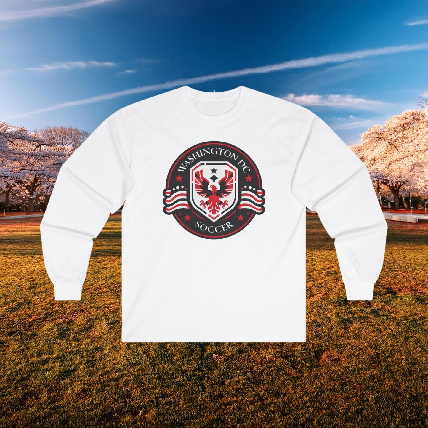 DC United Crest Long Sleeve Tee
