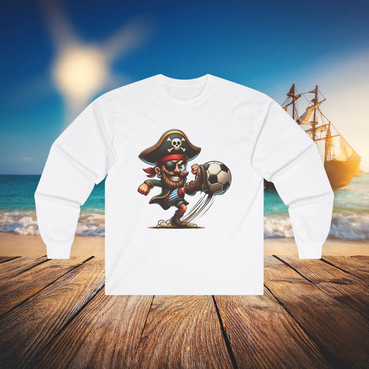 St Pauli Pirate Soccer Long Sleeve Tee