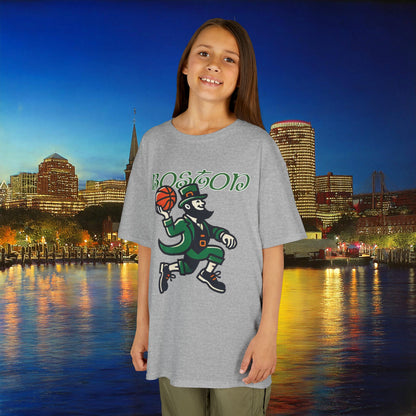 Boston Basketball Logo Kids Tee