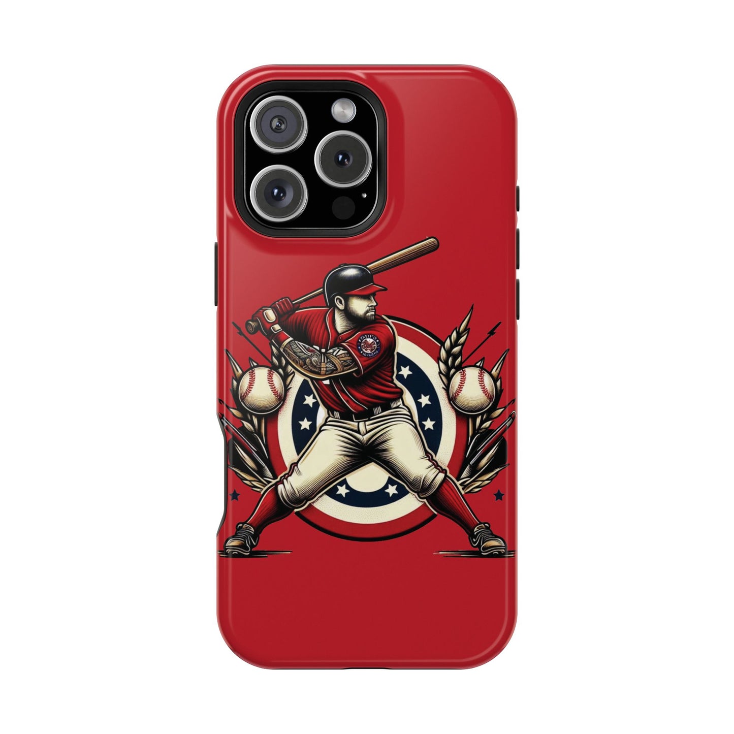 Washington Baseball At Bat Impact-Resistant Cases