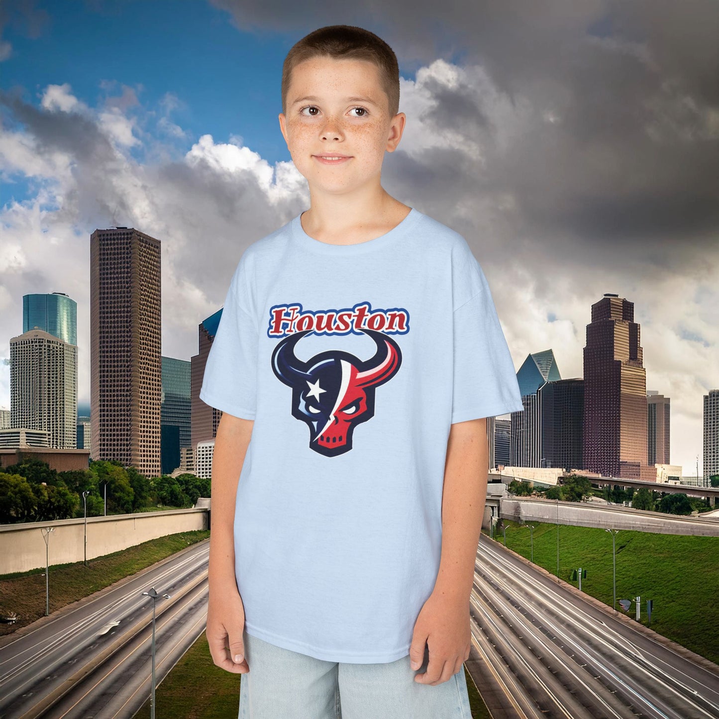 Houston Skull Kids Tee