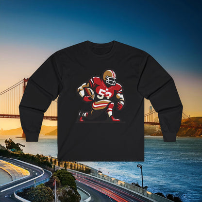 San Francisco Football Player Long Sleeve Tee