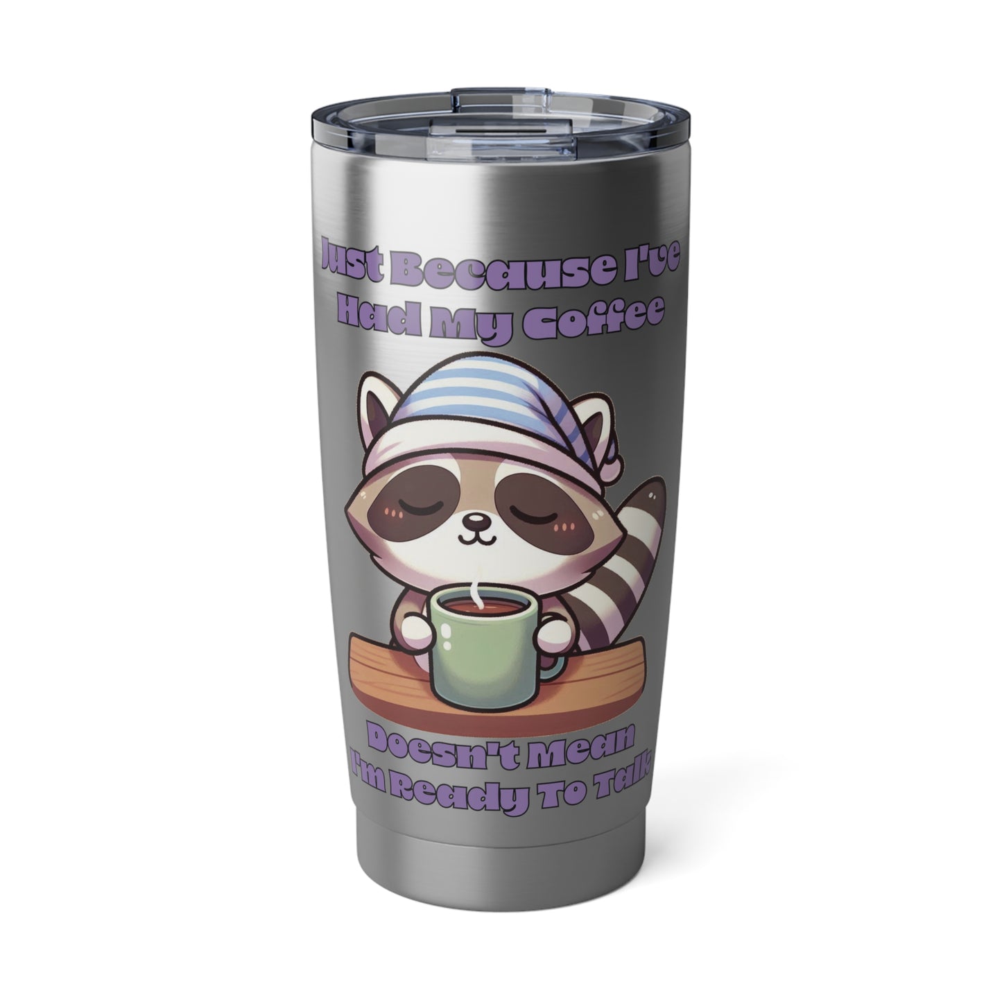 Raccoon Coffee 20oz Travel Tumbler