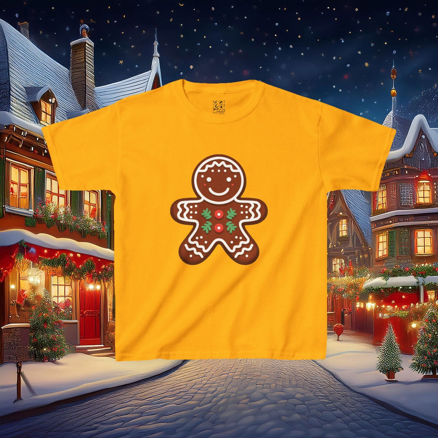 Gingerbread Man Kids Tee