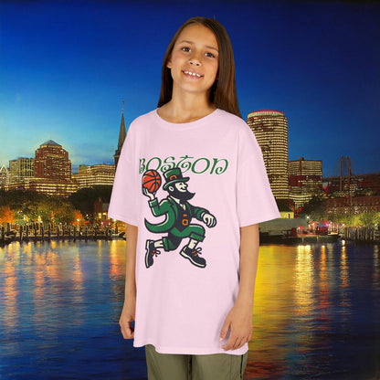 Boston Basketball Logo Kids Tee