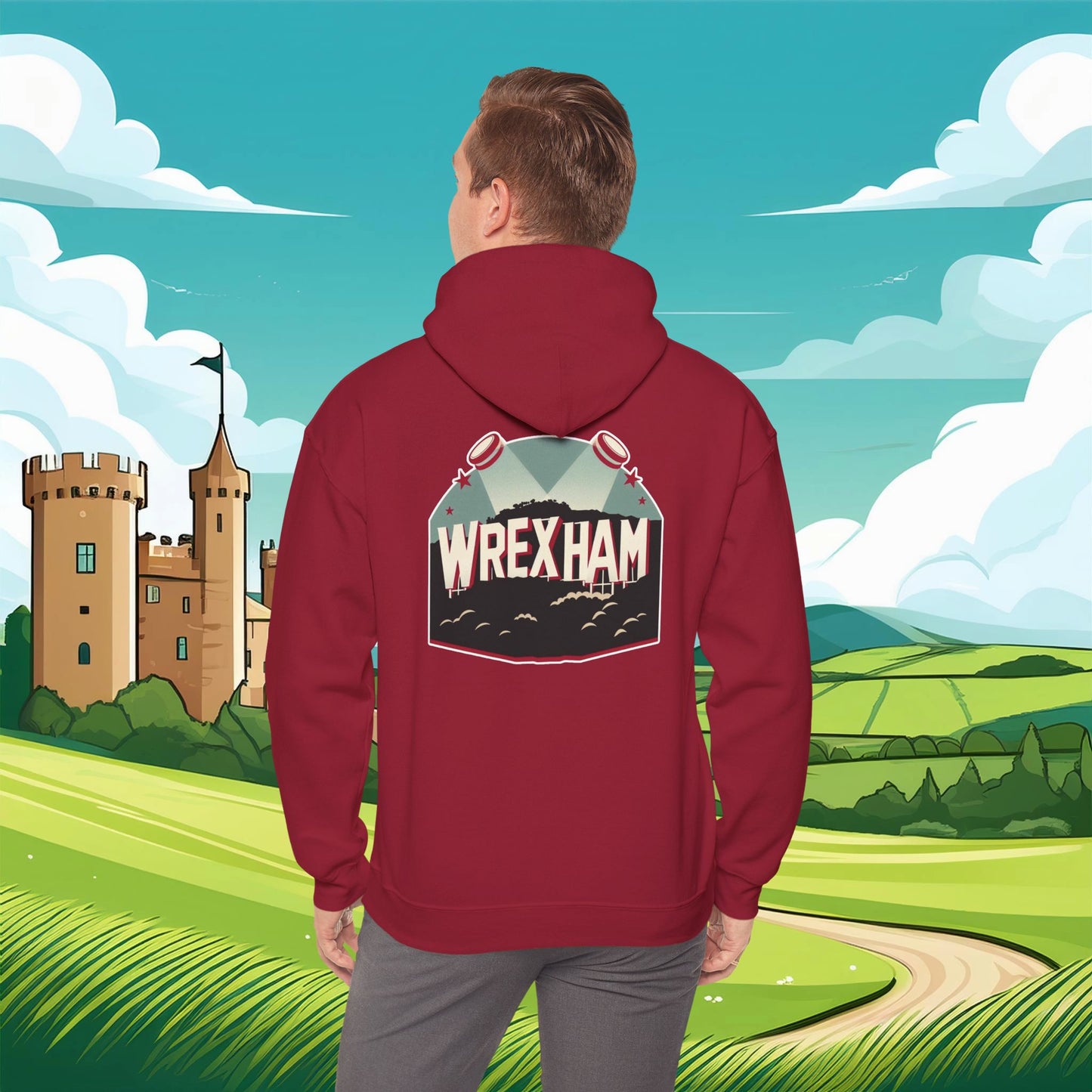 Wrexham Hollywood Sign Hoodie