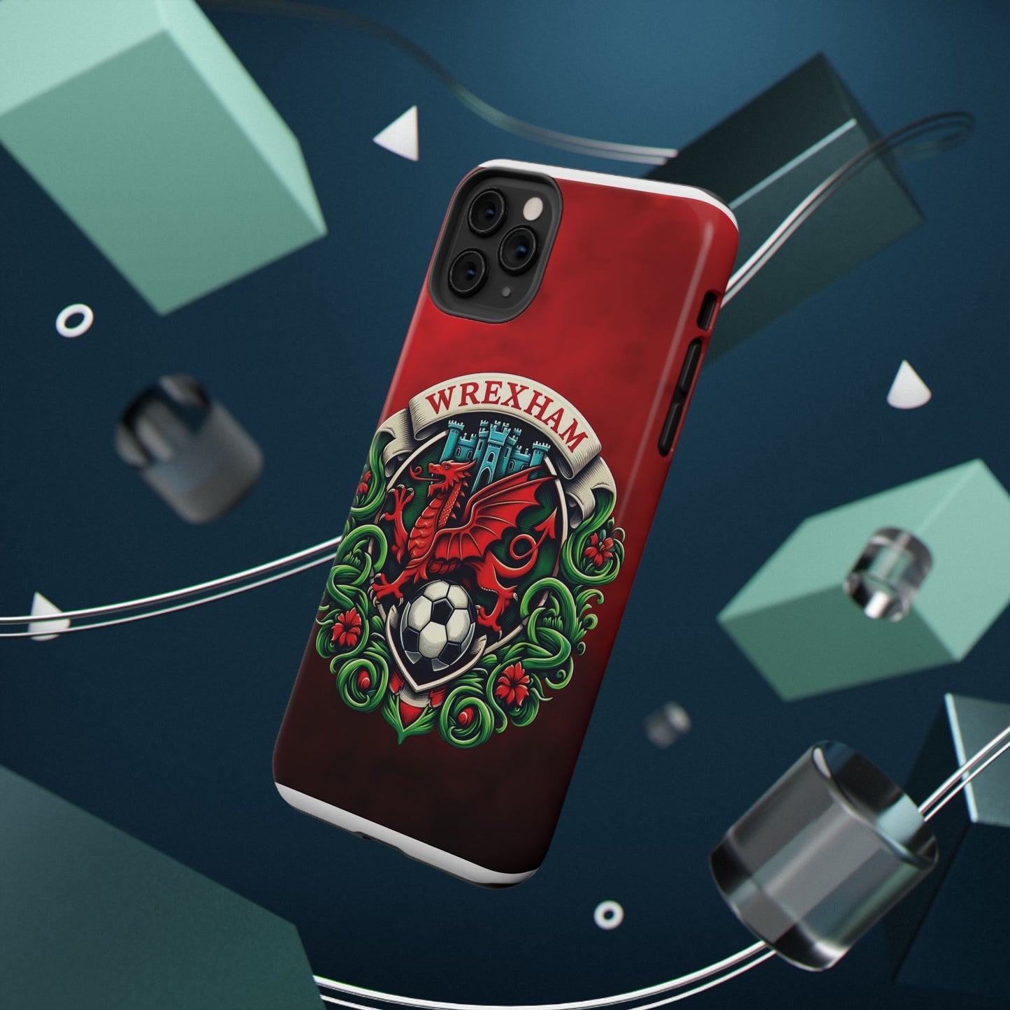 Wrexham Crest Impact-Resistant Cases
